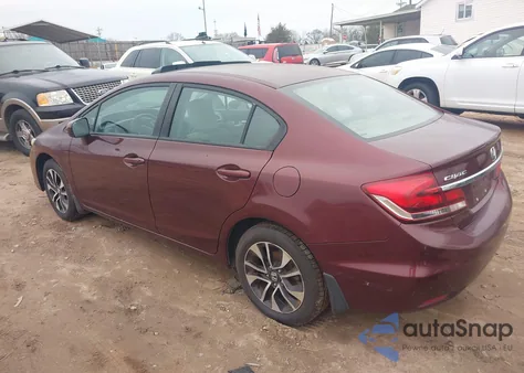 2015 Honda Civic Ex from USA, damaged, VIN 19XFB2F80FE076654